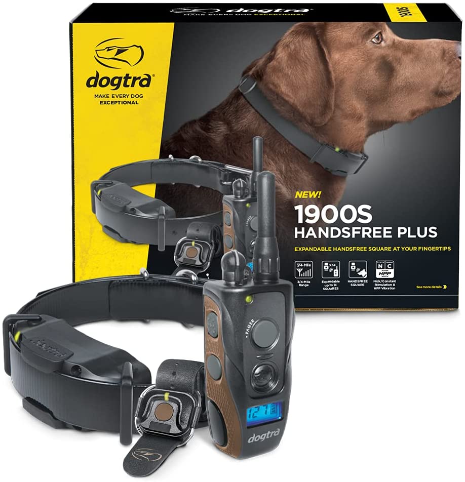Dogtra - 1900S HANDSFREE PLUS E-Collar Training for Dogs - 3/4 Mile Remote Fully Waterproof Trainer Collar