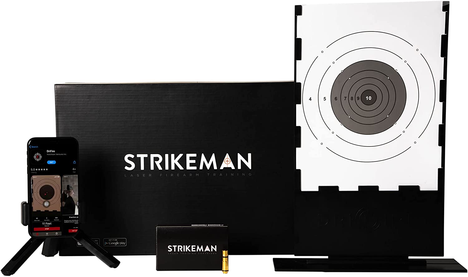 Strikeman - Dry Fire Training Kit with 12 Gauge Ammo Bullet & Downloadable App