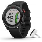 Garmin - Approach® S62 Bundle Premium Golf GPS Watch with 3 CT10 Club Tracking Sensors