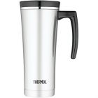 Thermos - 16oz Vacuum Insulated Travel Mug with Handle, Black