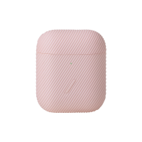 Native Union Curve Case for AirPods – Sleek Textured Silicone Case Lightweight Protection Tactile Grip Wireless Charging Compatible with AirPods Gen 1 & Gen 2 (Rose)