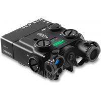 Steiner Optics - Civilian eOptics - DBAL-A3 Dual Beam Aiming Laser Advanced General-Purpose Multi-Function Laser Sight with Visible and IR Beams and Infrared LED Illuminator, Green Laser, Black