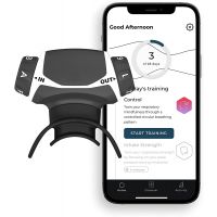Airofit - Active Breathing Trainer & Virtual Breathing Guided App, General Well-Being, Muscle Trainer for Enhanced Lung Capacity, Improved Active, Excellent For People In Sports & Well-Being, White