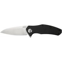 Zero Tolerance - Carbon Fiber Folding Knife with 3.25" Recurve Stonewash Stainless Steel Blade