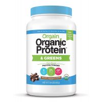 Orgain - Organic Vegan, Gluten Free Plant Based Protein & Greens Powder - Creamy Chocolate Fudge (1.94 LB)