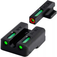 TRUGLO - TFX Pro Tritium and Fiber Optic Xtreme Handgun Sights, Black