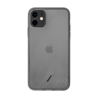 Native Union Clic View Case for iPhone 11 - Transparent Textured Case Lightweight & Form-Fitting Protection with Uniquely Tactile Ribbed Texture – Compatible with iPhone 11 (Smoke)
