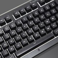 Das Keyboard - Modern Font Dvorak RGB Keycap Set for Gamma Zulu Switches, 5QS & X50Q, Translucent