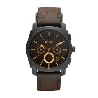 Fossil Men's Machine Black Stainless Steel Chronograph Quartz Watch