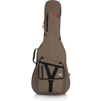 Gator Cases Transit Series Acoustic Guitar Gig Bag with Tan Exterior